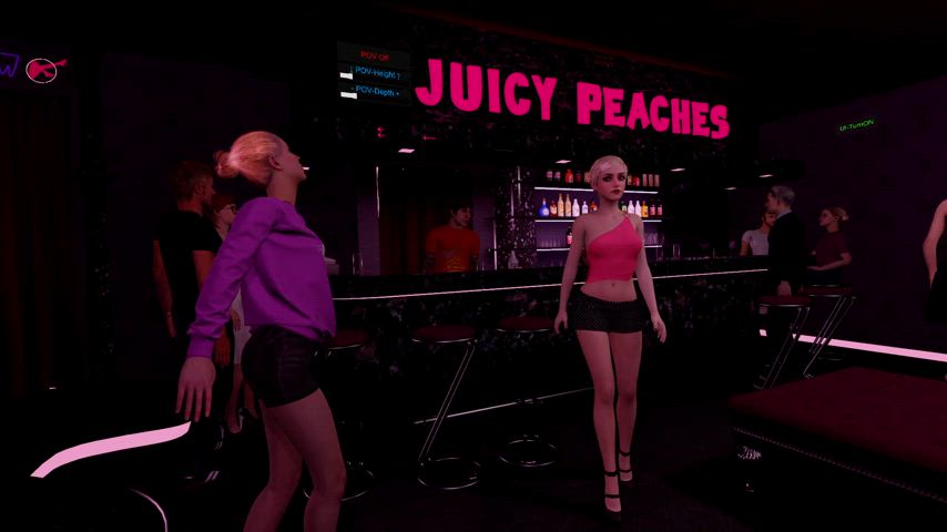 3d adult game animation blonde club cute nightclub tits vr gif