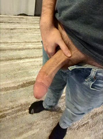 big dick jerk off male masturbation thick cock cock massive-cock gif