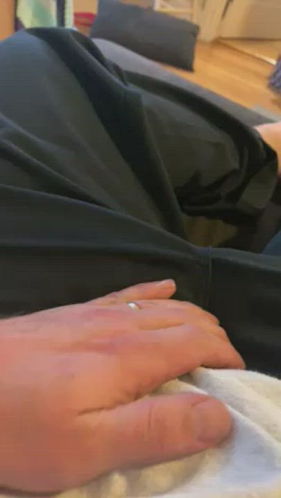 Rubbing Ruined Orgasm Solo gif