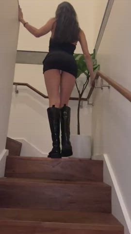 Boots Emily Willis Tease Teasing gif