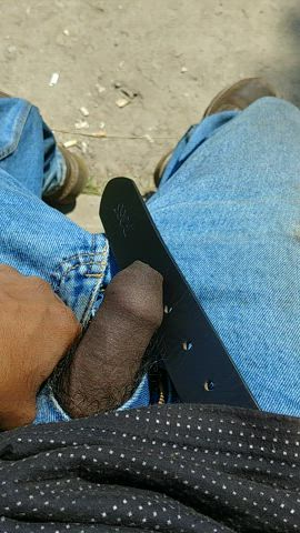 Balls Flashing Foreskin Public Uncut gif