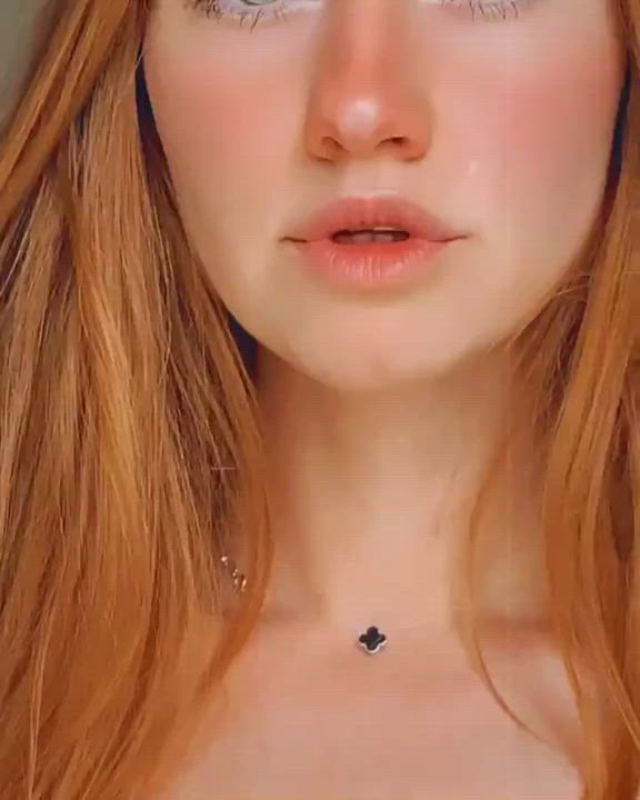 Eye Contact Green Eyes Redhead gif