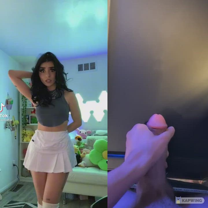 Aviva Rocks BabeCock Cum TikTok gif