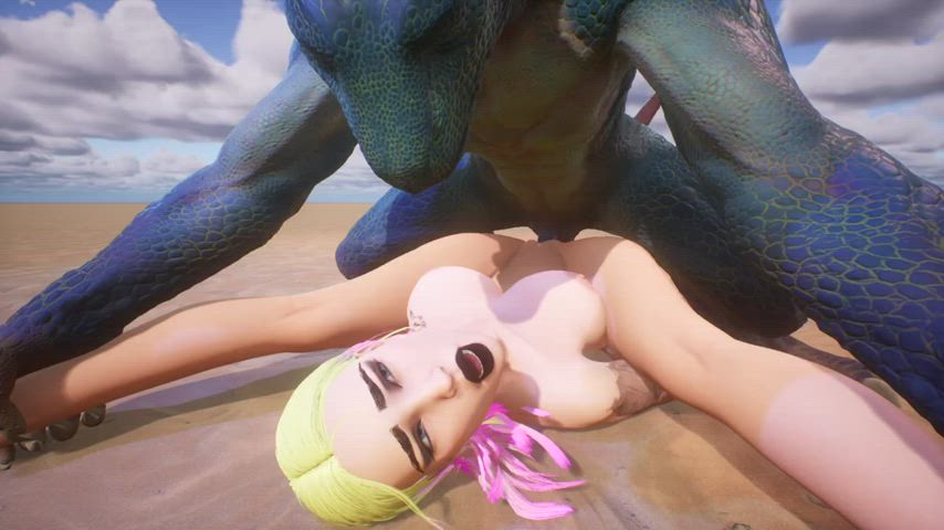 3D Animation Breeding Hentai Missionary Monster Cock
