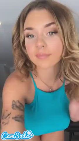 big tits gabbie carter titty drop gif