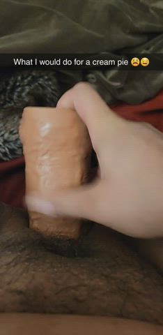 Dildo Hairy Pussy Hotwife Masturbating gif