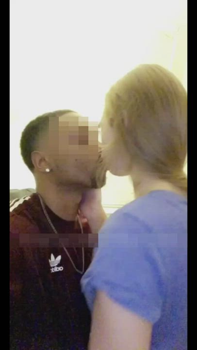 Ass BBC Booty Interracial Kissing Schoolgirl Teen Twerking White Girl gif