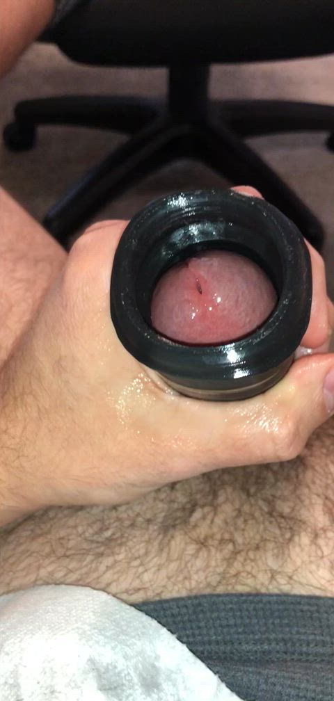 3D Printed Fleshlight, 1. My Cock, 0. Watch me lose to my new toy.