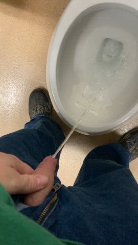 Pissing at work for my first post.