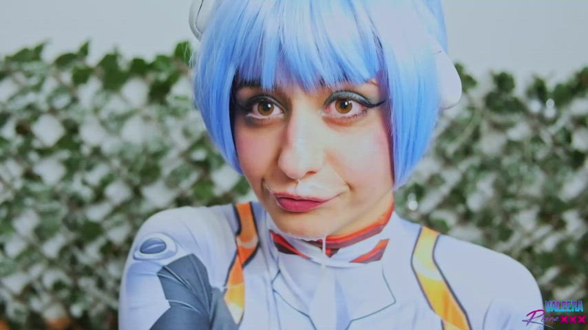 Amateur Cosplay Cum Facial OnlyFans Spit gif