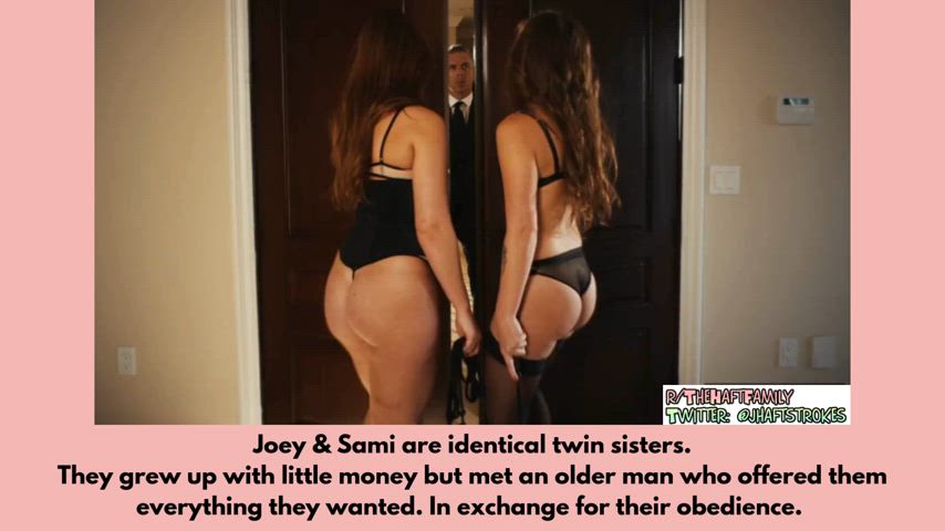 Identical Twin sisters, Joey & Sami found themselves a rich Daddy Dom