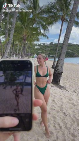 Ass Beach Bikini TikTok gif