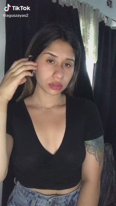 latina tongue fetish long tongue tongue gif