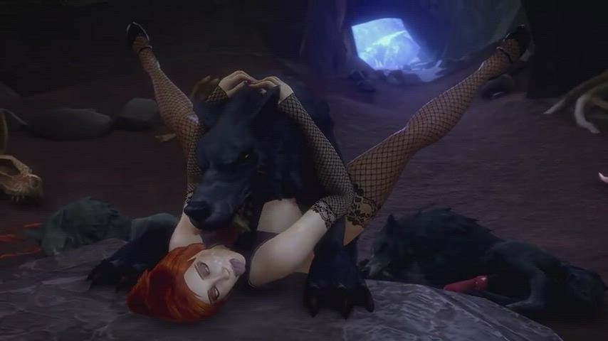 doggystyle monster cock redhead sfm gif