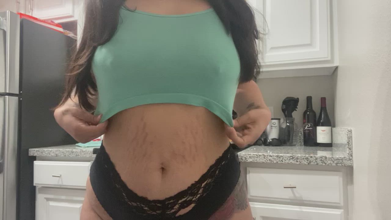 Some suck on my sweet little milf titties? 🥺❤️ (Drop)