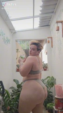 ass bbw big ass bikini chubby non-nude tiktok gif