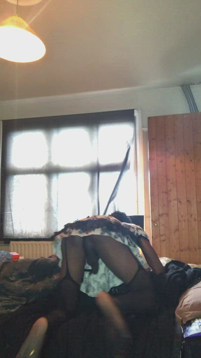 Big Ass Ebony Femboy Sissy gif