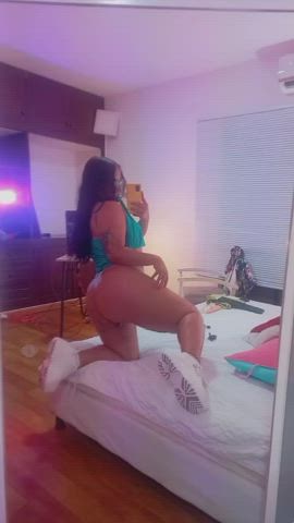 big ass curvy latina mirror pretty sensual gif