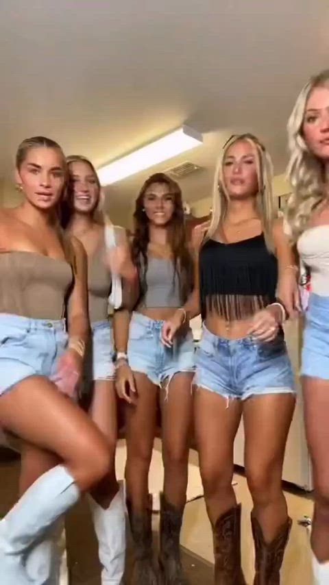 blonde teen tiktok gif