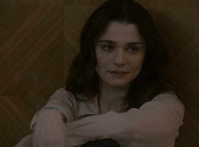 celebrity female rachel weisz smoking gif