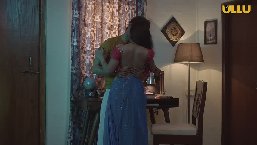 Brother Desi Indian Kissing Step-Brother Wife gif