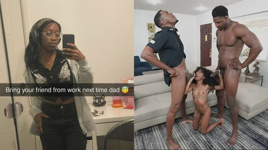 bbc babecock big dick ebony family split screen porn teen gif