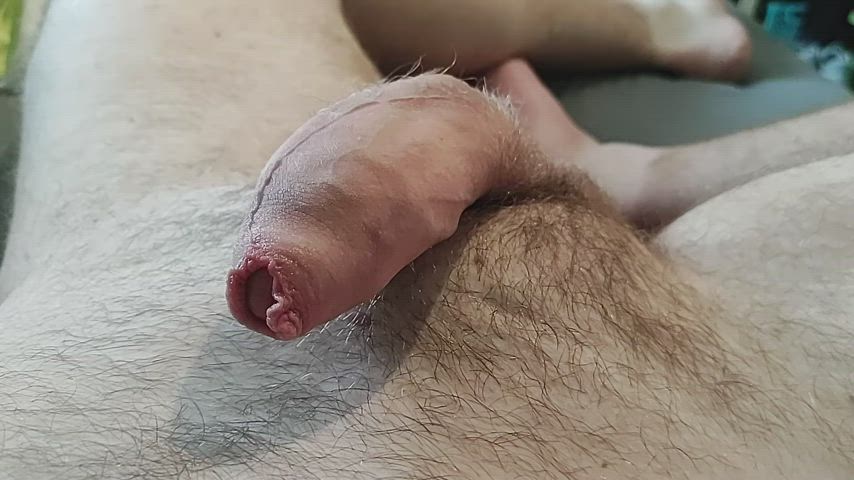 Uncut bouncing cock... [30] 😝😝😝