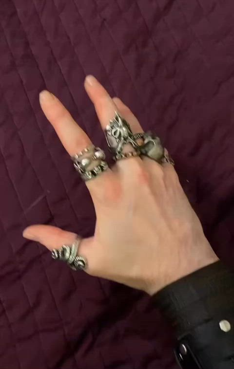 alt goth hands gif