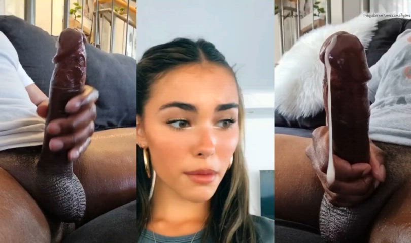 bbc babecock celebrity cum cumshot madison beer tiktok gif