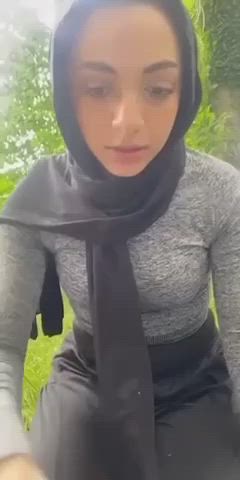 amateur arab big dick blowjob cumshot desi hijab muslim pakistani gif