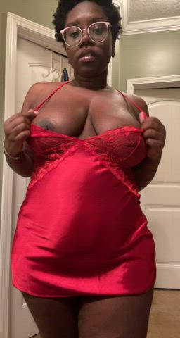 Amateur Ebony Lingerie gif