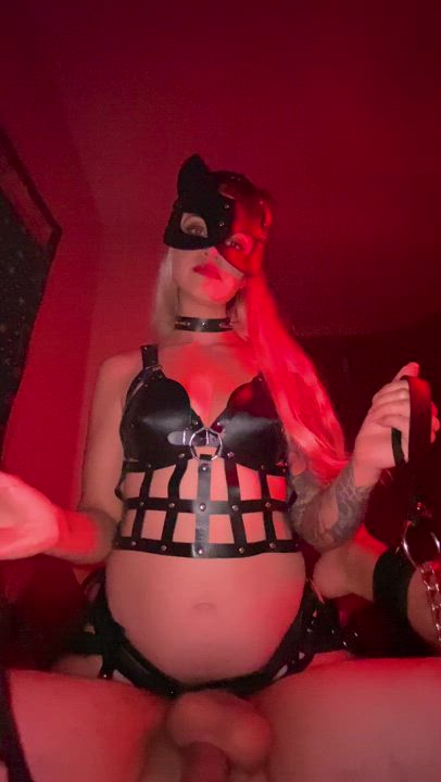 Dominatrix Femdom Halloween Hardcore POV Pegging Strap On gif