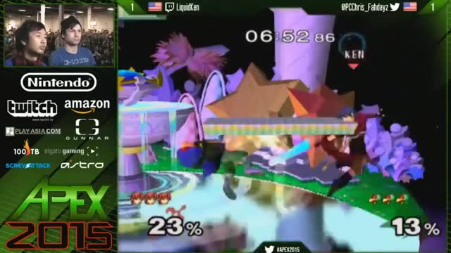 VGBC's Salty Suite - PC Chris (Fox, Falco) Vs. Liquid Ken (Marth) SSBM - Super Smash