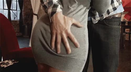 Grey Dress Grope