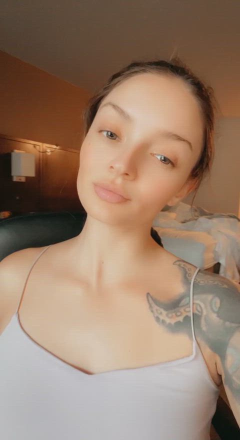 boobs pale petite striptease tattoo tease just-boobs pale-girls gif