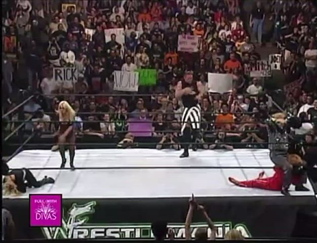 Terri tunnels stripped at wrestlemania