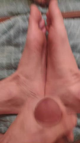 Cum Feet Feet Fetish gif