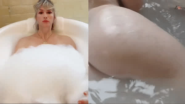 Ass Eating Bathtub Celebrity Feet Fetish January Jones MILF Mom Split Screen Porn