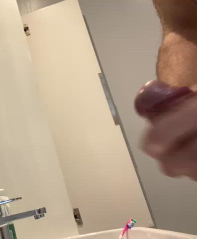 big dick cock cum homemade jerk off masturbating nsfw onlyfans orgasm solo gif