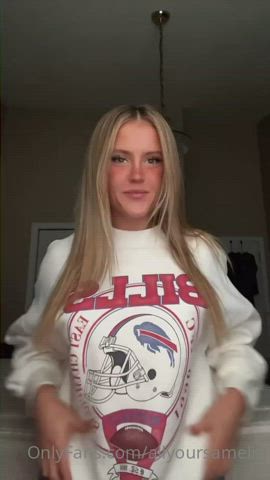 ass football tits gif