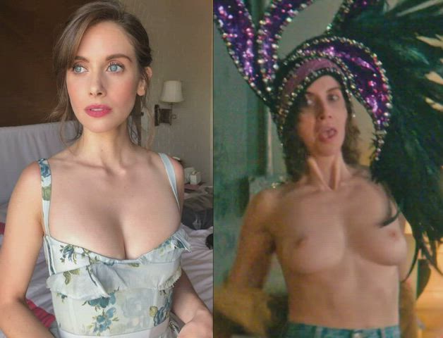 alison brie nude topless gif