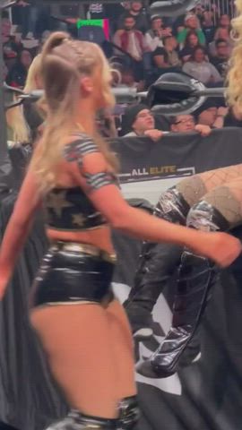 ass big ass blonde booty pawg wrestling gif