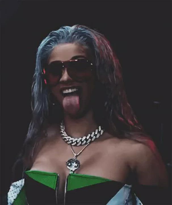 Cardi B Cum Massage gif