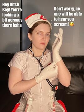 How would you react if I was your nurse?