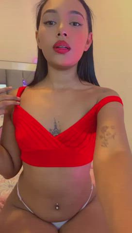 latina nipples pierced seduction small tits tattoo teen teens webcam gif