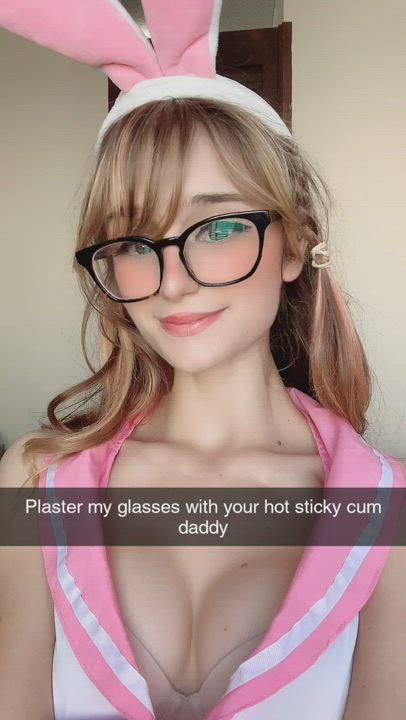 Ahegao Caption Glasses gif