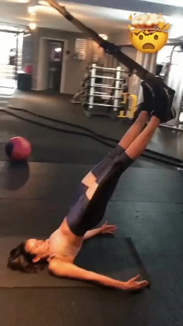 Nina Dobrev Working Out Her Camel Toe B