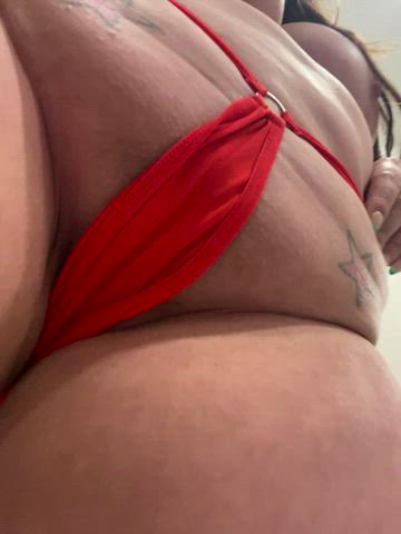ass lingerie thong boobs curvy gif