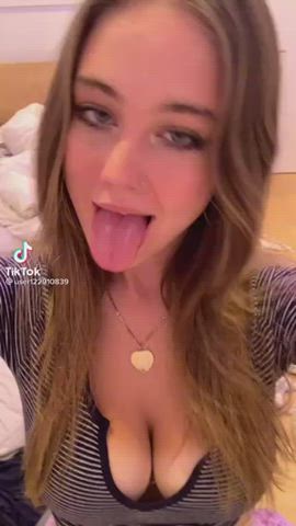 TikTok tongue