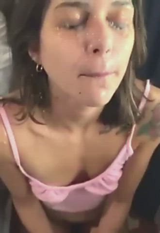 Amateur Cutie Gets Cum Blasted 💦💦💦